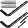 2Pcs Trailer Gate Spring Latch Kit 819T Trailer Door Spring Latch Repair Set Rustproof Iron Durable Trailer Gate Spring Latch