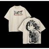 Manga Attack On Titan Mikasa Printed Tee Men Women Clothing Washed Cotton T-shirt Vintage Casual T Shirt Harajuku Male Tshirt