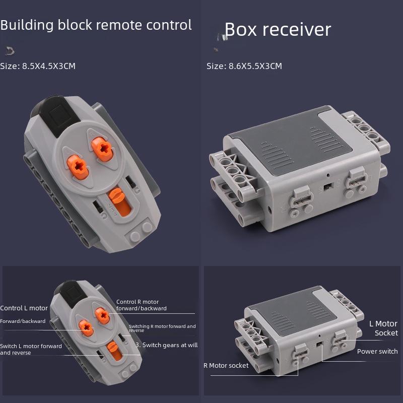 Наука и образование LEGO-совместимые MOC Power Tech Программирование Строительные блоки: PF Parts Сборка мотора и игрушка с главным управлением