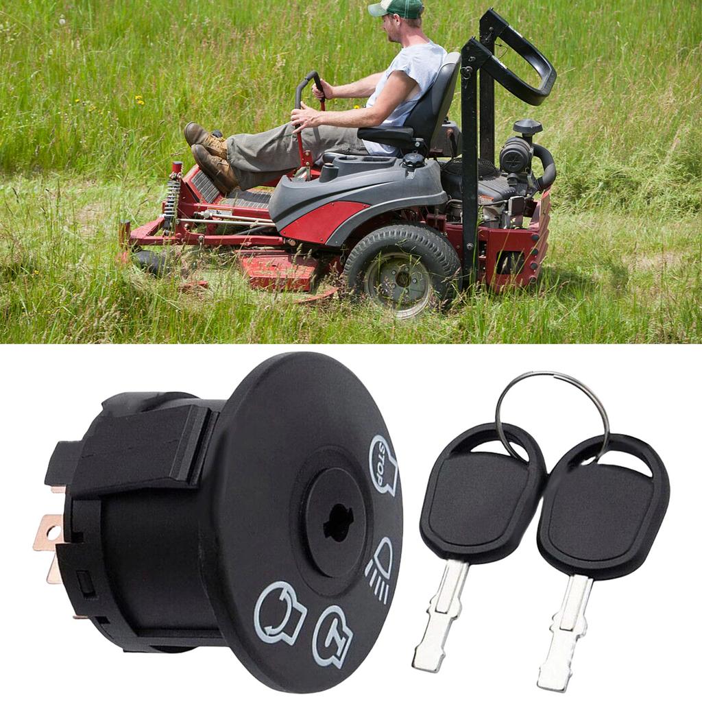 Универсальные замки зажигания с ключом для косилок с нулевым поворотом 3 положения 5 клемм Выключатели питания Запасные выключатели