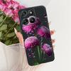 Чехлы Для Motorola Moto G77 G67 5G Черный Матовый Узор Бант Мягкий Силикон Защитная Крышка Для MotoG67 Moto G 67 5G Capa