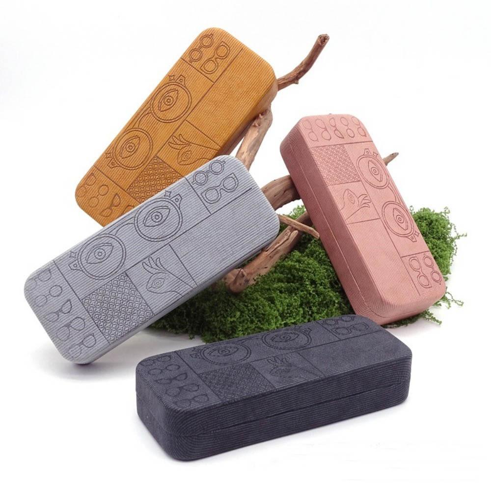 Square Glasses Case Geometric Pattern Sunglasses Storage Box For Mens Fashion Accessories