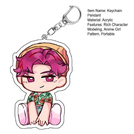 Брелок-подвеска «Охотники на ведьм» Богатая проработка персонажей Легкий портативный брелок Аниме