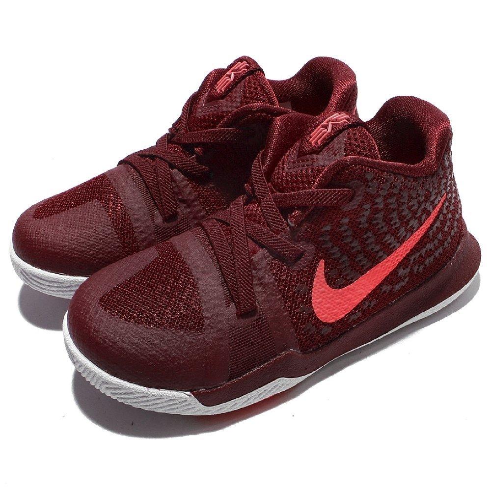 Nike Kyrie 3 Abrasion Resistant Low top Toddler Shoes Red Infant And Toddler 869984-681