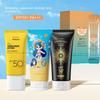 SPF50 УФ-защита, отбеливающий солнцезащитный крем для лица и всего тела, освежающий лосьон с высокой солнцезащитной изоляцией