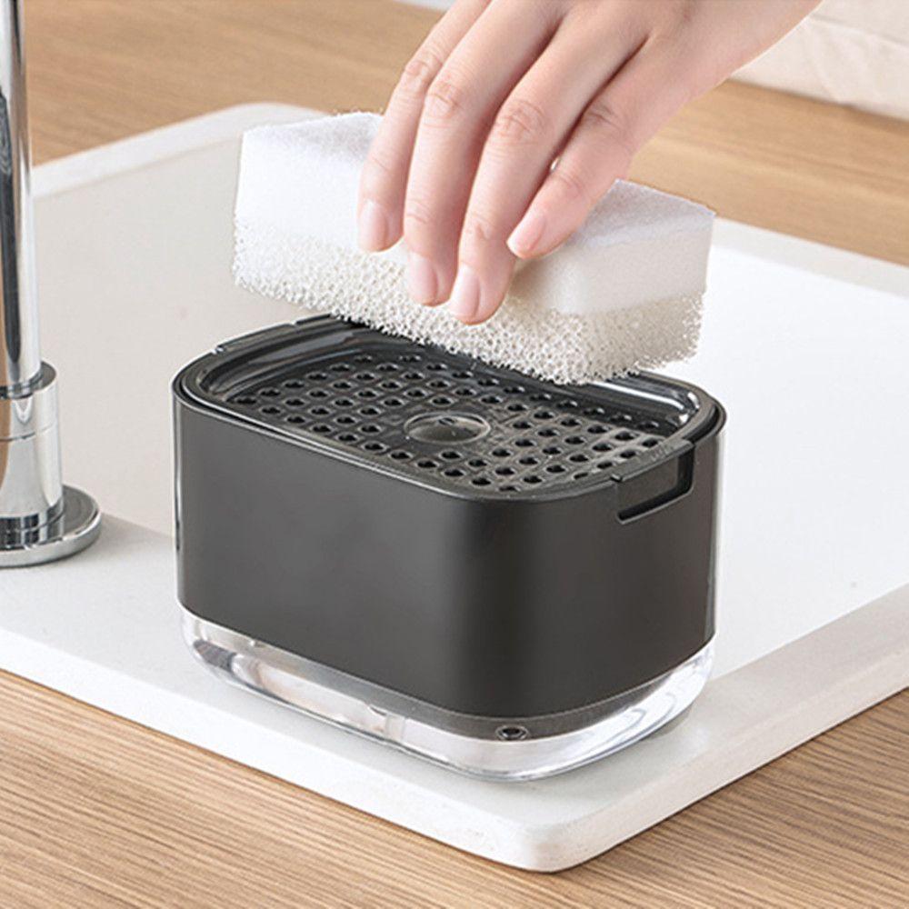 Dishwashing Container Soap Pump Dispenser Cleaning Liquid Box Foam Bottle Detergent Dispenser