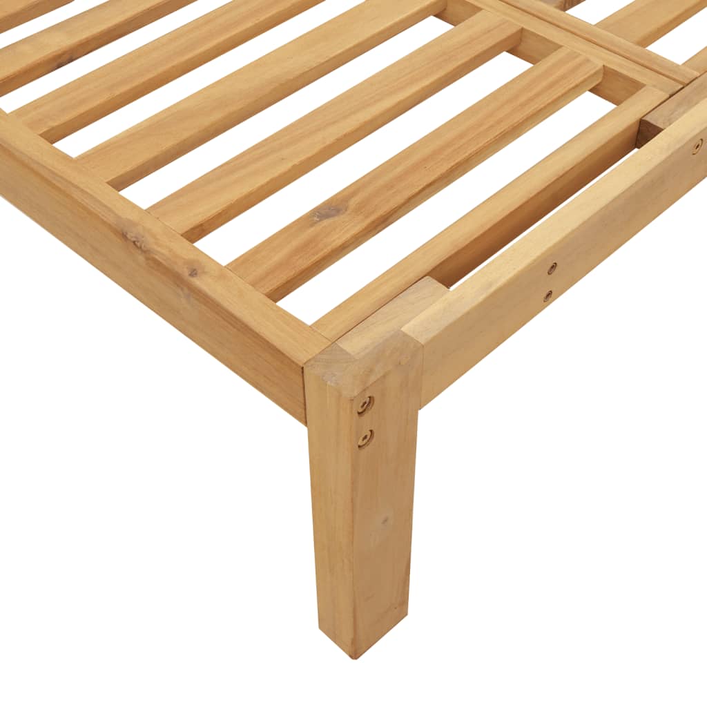 Vidaxl Narożna Sofa Ogrodowa Z Deseczek, Lite Drewno Akacjowe