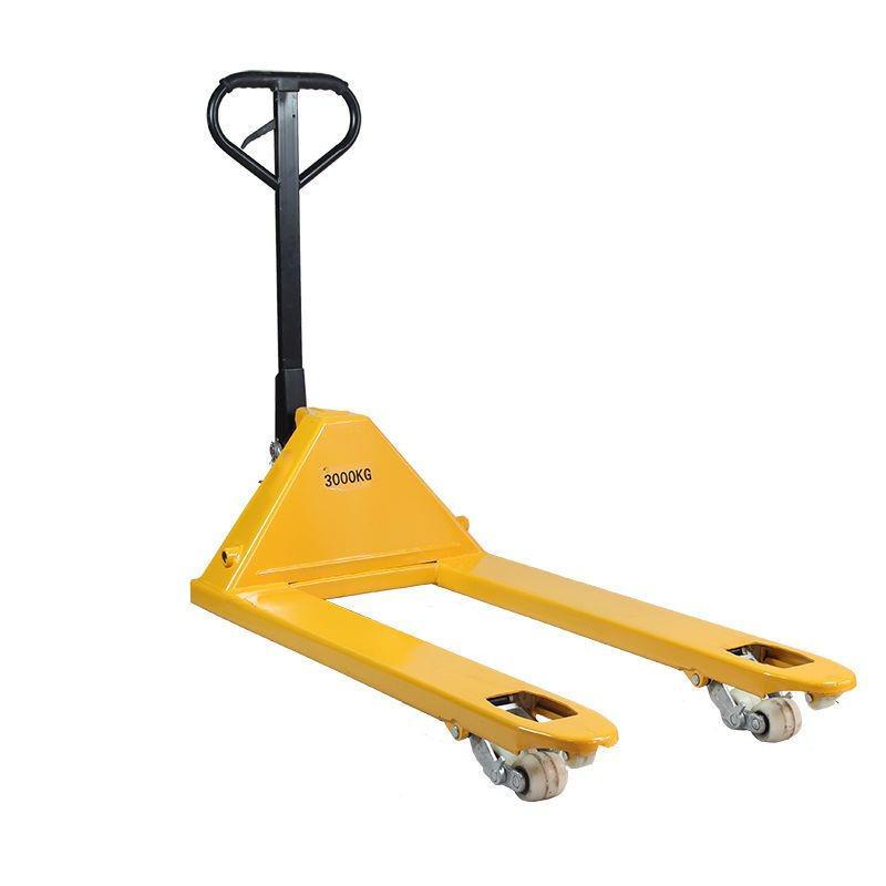 3-Ton Manual Hydraulic Stacker: Hand-Pushed Floor Lifting Truck for Loading and Unloading