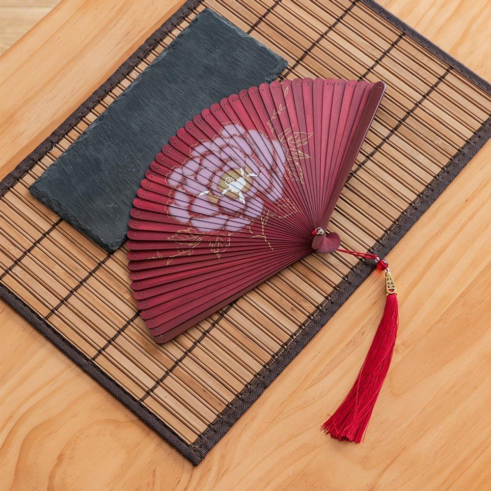 Веер в китайском стиле, японский классический складной веер, бамбуковый веер в старинном стиле, свадебный декор для вечеринки