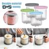 4Pcs Ice Cream Pints Cup Replacement for Cerami Breeze Containers Cups Compatible with NC299AM C300s Series Creamy Ninja Breeze Ice Cream Maker