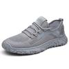 Мужская обувь 2024 года, летняя мягкая подошва, нескользящая, дышащая, спортивная, повседневная обувь, легкая и удобная, сетчатая, плетеная обувь