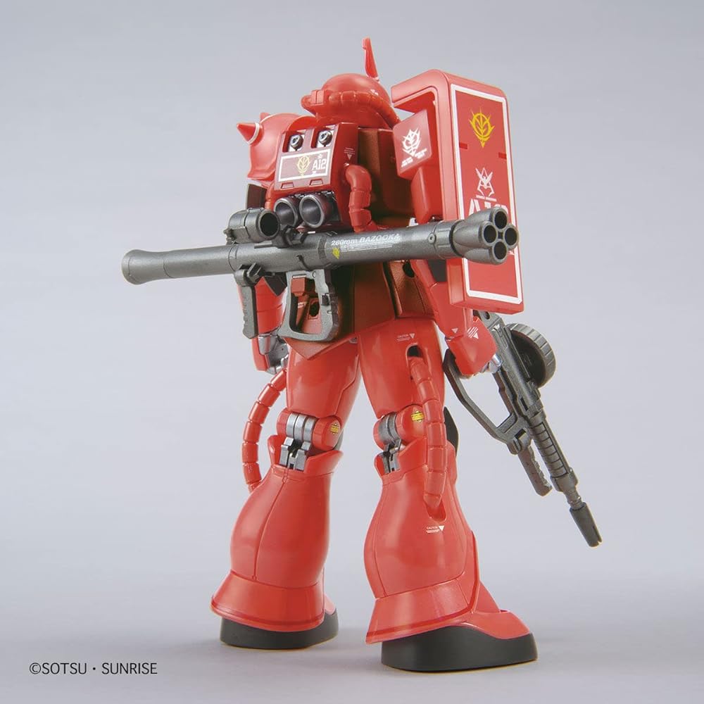 Bandai HG 1/144 Zaku II Чара Версия 21st Century Real Type Набор для сборки Ограниченное издание