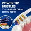 ORAL B Pro-3D White Pulsar Вибрирующая электрическая зубная щетка на батарейках, упаковка 2 шт., вибрирующие щетинки, тонкая ручка со встроенным источником питания