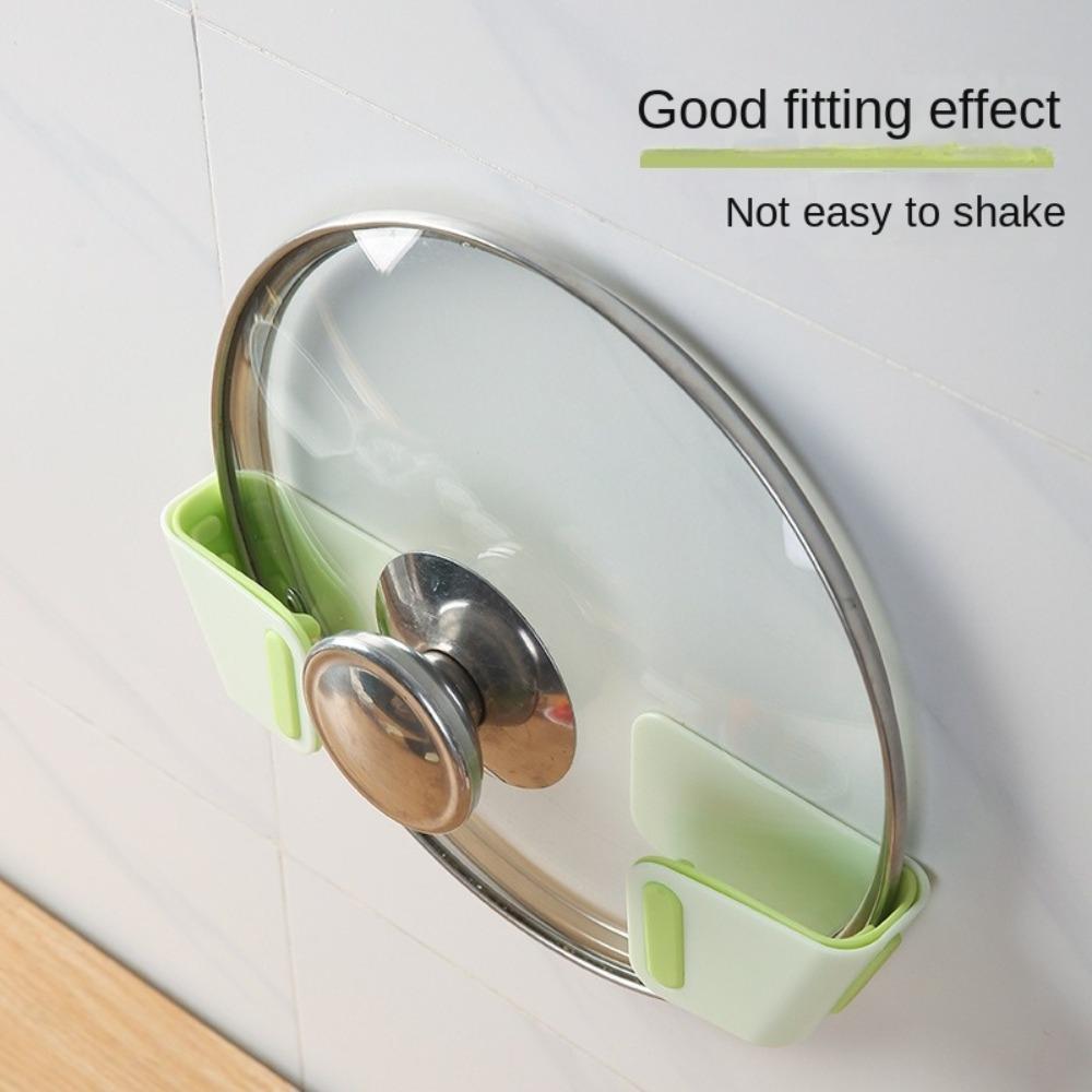 Настенный держатель для крышки кастрюли, разделочная доска без перфорации, полка для сковороды, подставка для кастрюли, кухонный инструмент для хранения