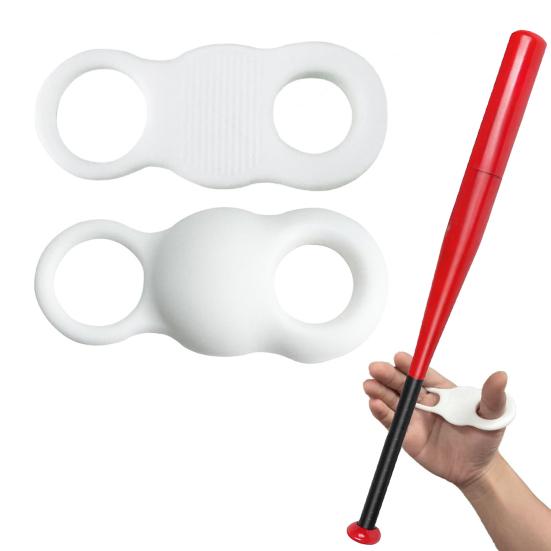 Силиконовый защитный чехол для большого пальца бейсбольной биты, аксессуар для тренировки удара по софтболу, уменьшающий укол битой