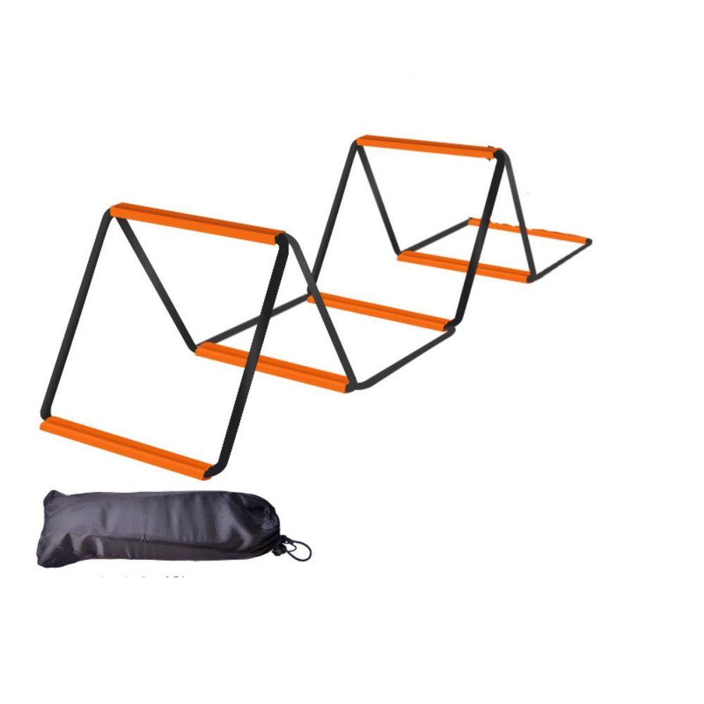 Orange Agile Ladder Carbon Steel Footwork Training Jump Ladder Football Equipment