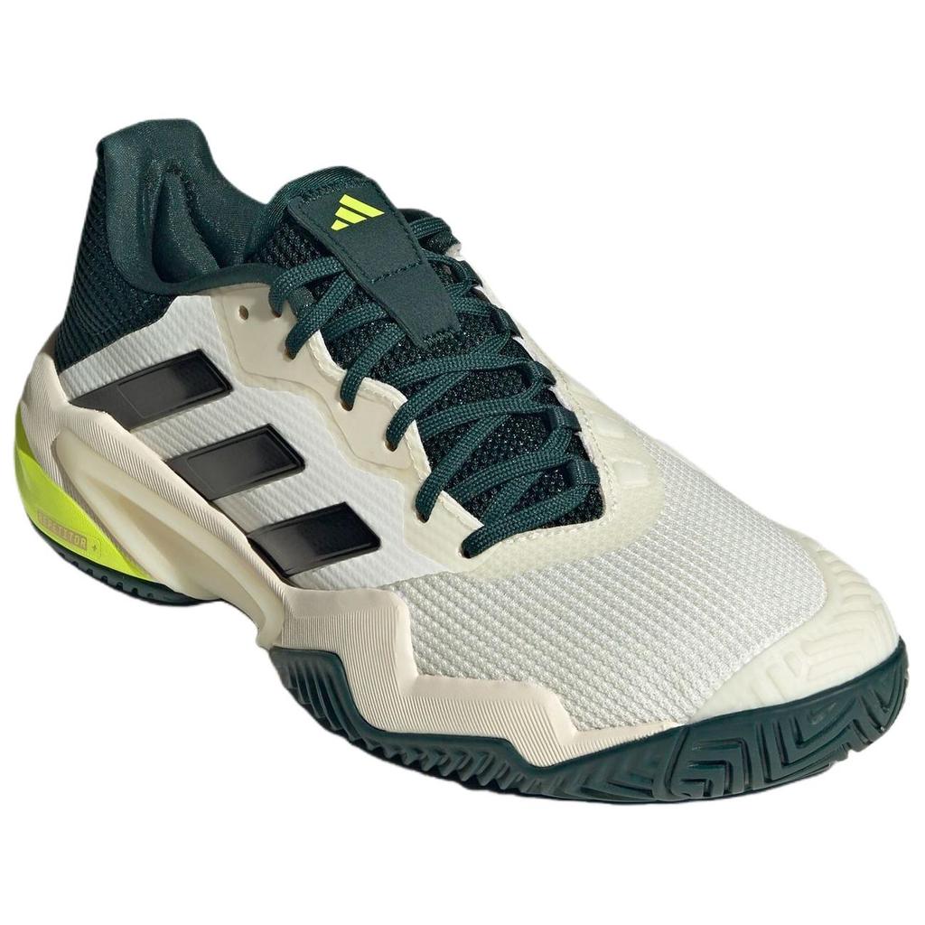 adidas Barricade 13 Удобные Универсальные Нескользящие Прочные Низкие Теннисные Кроссовки Мужские Кроссовки Белые Зеленые JH5129