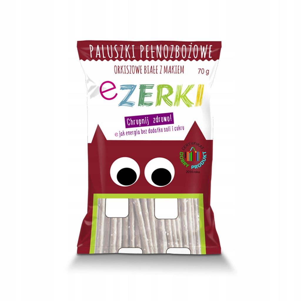Ezerki spelt sticks with white poppy seeds and brick red seeds
