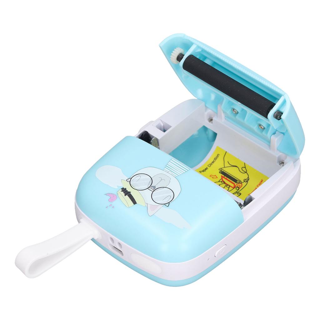 Thermal Printer Bluetooth Inkless Printer 200dpi Rechargeable Printer Machine for Home Kids