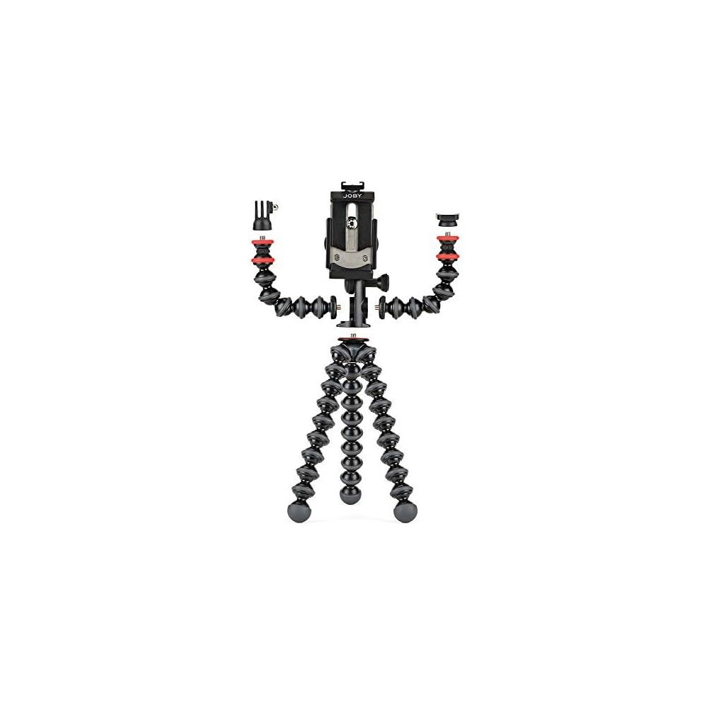 JOBY Smartphone Mini Gorillapod Mobile Flexible Tripod for Light Outdoor Remote iPhone LED Tripod, Tripod, Rig, iPhone, Microphone/LED Attachment,