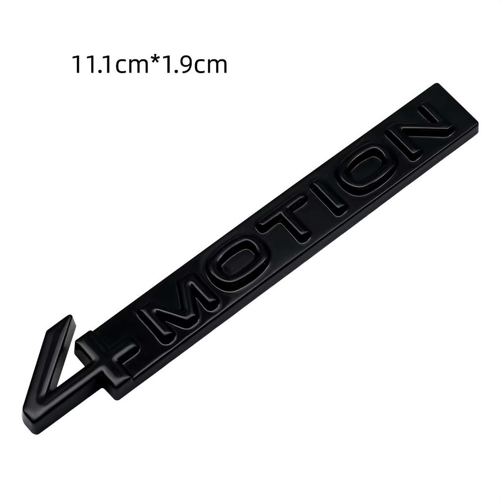 3D Metal 4MOTION 230TSI 280TSI 330TSI 380TSI Logo Badge Sticker Car Rear Trunk Emblem Decal
