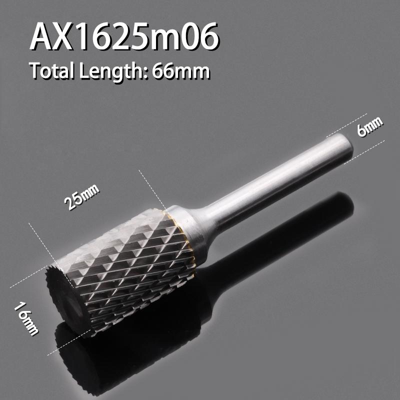 Цилиндрическая фреза из карбида вольфрама 1 шт. вращающийся напильник с двумя пазами для резьбы по дереву электрическая вращающаяся шлифовальная головка диаметром 3-16 мм