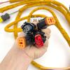 Жгут проводов двигателя C6.6 260-5542 323D 326D Для запчастей Caterpillar Аксессуары для экскаватора Вилки Кабель проводки