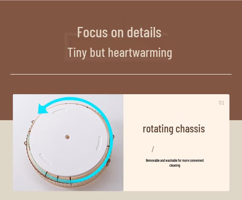 Rotating Vanity Organizer: Multifunctional Cosmetic Shelf for Lipsticks & Brushes