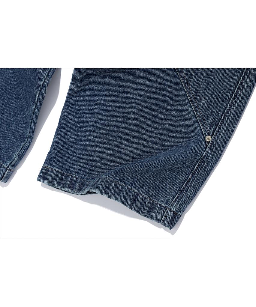 CPGN STUDIO Layered Wide Denim Pants Indigo Blue