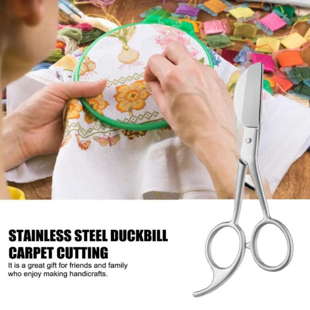 Sturdy Sharp Carpet Trimmer Scissors Stainless Steel Cutting Shears Wool Trimming