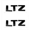 Вестиан (CV) 2 пары черных эмблем LTZ, шильдик, табличка с названием для Chevy Tahoe Suburban Silverado Avalanche Sierra LTZ(Матовый черный)