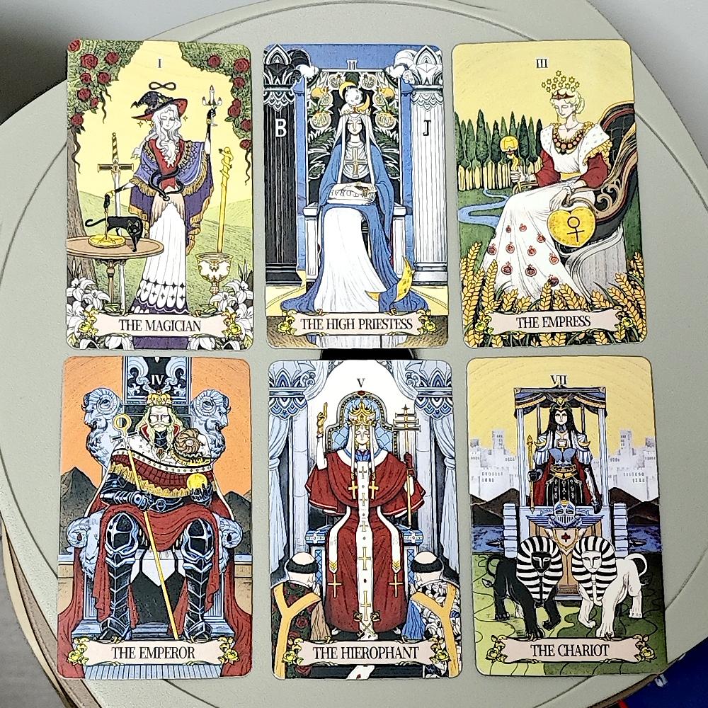 Секретная Зеркальная Колода Таро 78 шт. Красочные Карты Таро, основанные на системе Райдера-Уэйта 10,3*6см