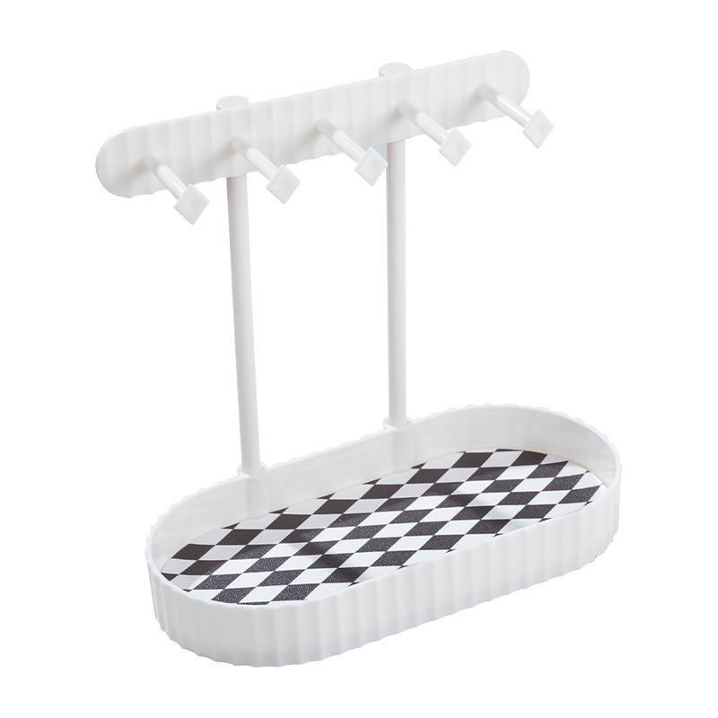 Jewelry Display Stand: Ring, Earring, Necklace, Hair Accessory, Bracelet, and Key Holder