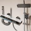 Бытовой Набор для Душа для Ванной 4 в 1 из Нержавеющей Стали Набор для Душа с Клавишами Пианино Система Душа с Умным Контролем Температуры