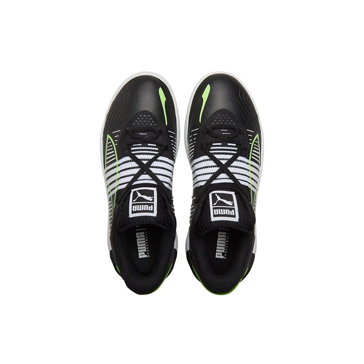 Puma Кроссовки Fusion Nitro Black Green Glare Unisex 195587-01