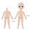 Красивая 1/8 BJD кукла с подвижным шарнирным телом, подвижная голова куклы с волосами, нюдовая 13 шарниров, подарок для куклы