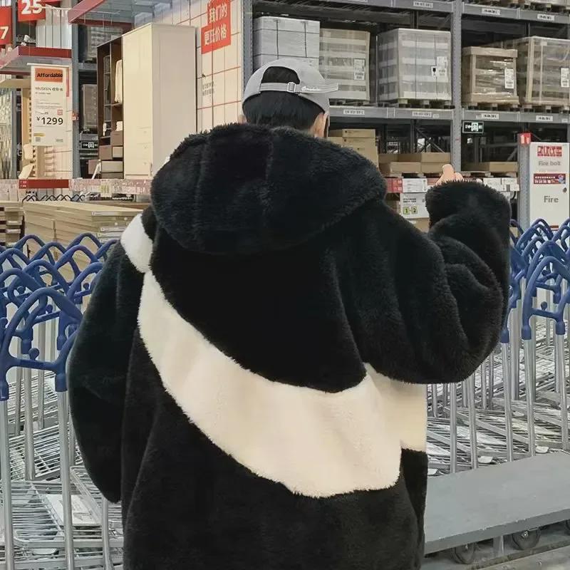 2024 Trendy Korean Style Youth Cotton Hooded Jacket for Couples - Autumn/Winter Fashion