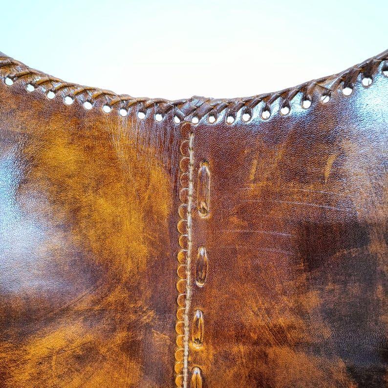 Vintage Lounge Accent Chair Classic Buffalo Leather Butterfly Chair Retro BKF