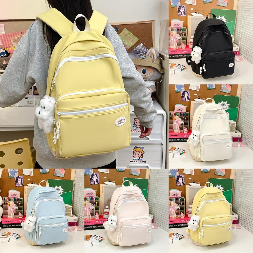 Girls Backpack For School With Slim Nylon Construction And Student Comfort Features