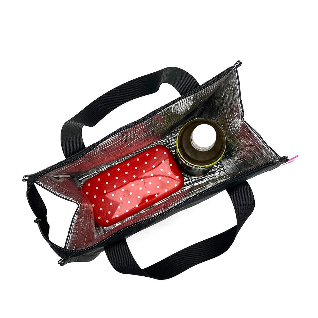 Сумка-тоут для ланча Сумка для холодного ланча Черная [Siffle] Женская DR7.Doraemon