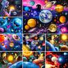 5D DIY Diamond Painting Universe Space Landscape Kit Full Drill Round Embroidery Mosaic Art Picture of Rhinestones Home Decor