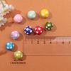 5/10/20 шт. креативных персонализированных точечных разноцветных декоративных бусин из смоляного материала, персонализированные круглые бусины, сплошные цветные интервальные бусины