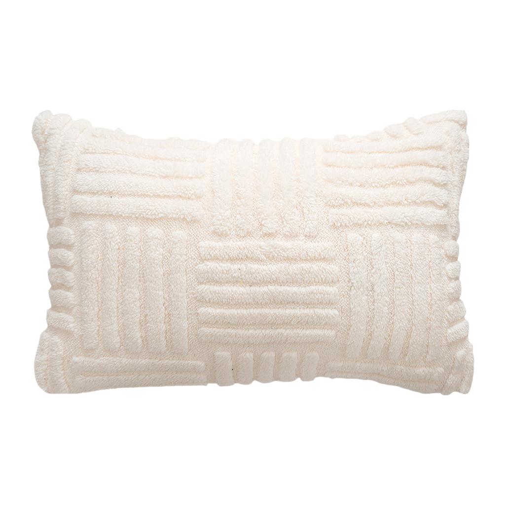 Вельветовая наволочка для декоративной подушки, прямоугольная, полосатая, приятная на ощупь, чехол для диванных подушек для спальни, дивана, офиса