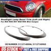 2 шт. Левая Правая Рамка Ободка Передней Фары Для MINI R55 Cooper Clubman 2008-2015