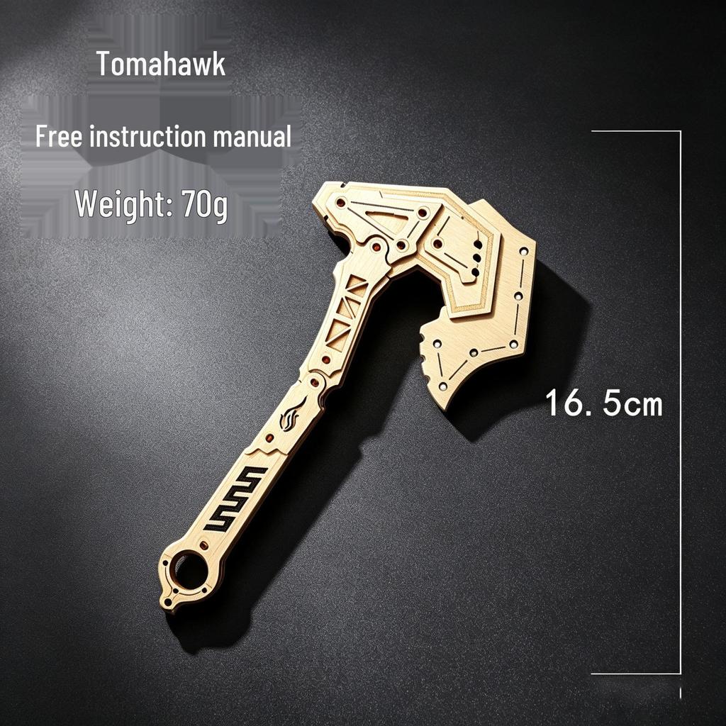 Handmade Wooden 3D Puzzle Toy - DIY Assembly Model for Kids