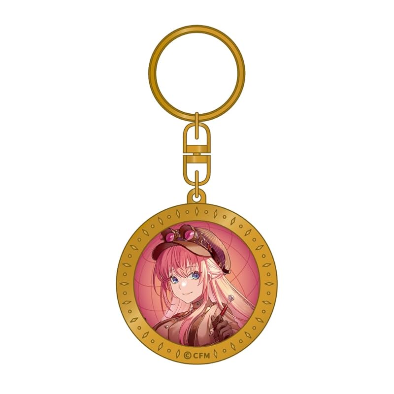 39Culture 2024 WORLD Compass type metal keychain/Megurine Luka