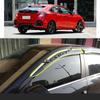 Для Honda Civic 10-го поколения Хэтчбек    Стайлинг-наклейка на кузов автомобиля Пластиковые Дефлекторы окон (ветровики) Защита от дождя/солнца Вентиляционные элементы