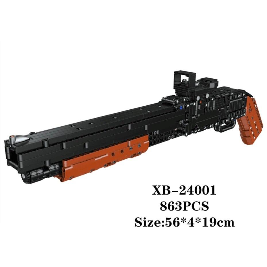 24002 игрушечный пистолет, модель снайперской винтовки, строительные блоки, кирпичи, строительные игрушки для мальчиков, рождественский подарок