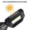 Plastic Searchlight USB Charge Hand Lamp Portable Camping Light  Emergency Use