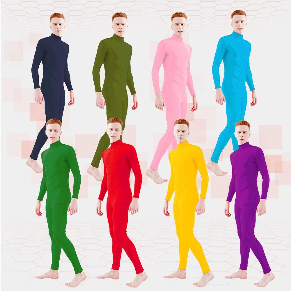 Комбинезон Cross-Border с однотонным принтом - Колготки для танцев и сцены